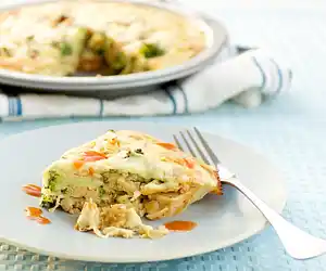 Impossible Chicken 'N Broccoli Pie