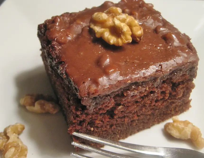 Cola Sheet Cake with Hot Fudge Icing