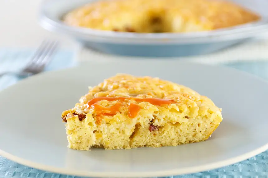 Crustless Bacon & Egg Quiche