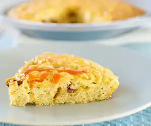 Crustless Bacon & Egg Quiche