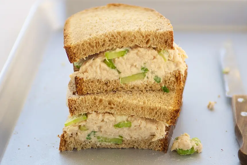 Alaska Salmon Salad Sandwich