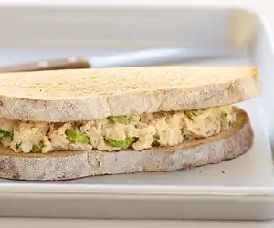 Alaska Salmon Salad Sandwich