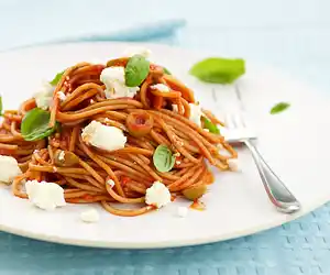Tomato, Basil & Feta Pasta