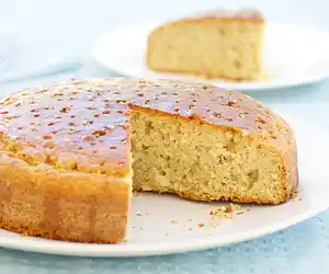 Key Lime Cake with Lime Syrup