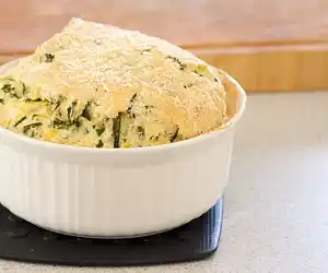 Beet Green Souffle
