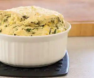 Beet Green Souffle