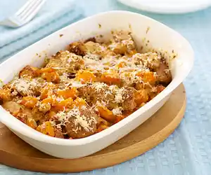 Butternut Squash & Parmesan Custard Bread Pudding