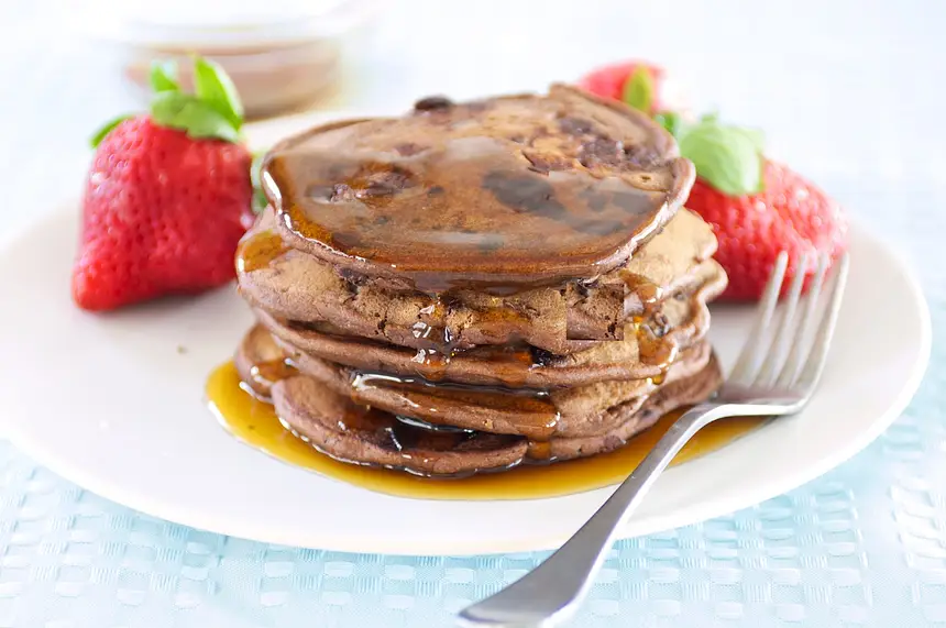 Double Chocolate & Walnut Pancakes