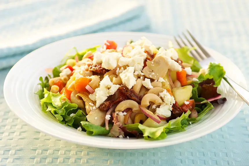 Greek Mac & Cheese Salad