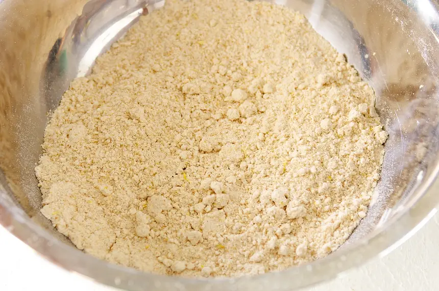 Rub the butter into the flour 