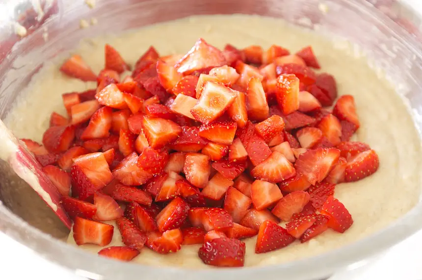 Add into the batter. 