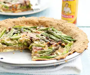 Asparagus & Gruyere Pie