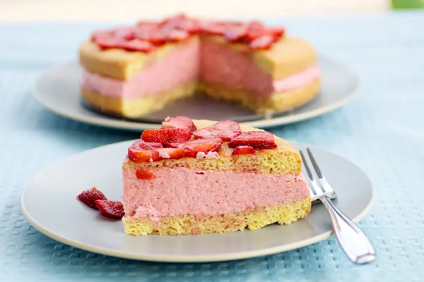 Strawberry Mousse Cake