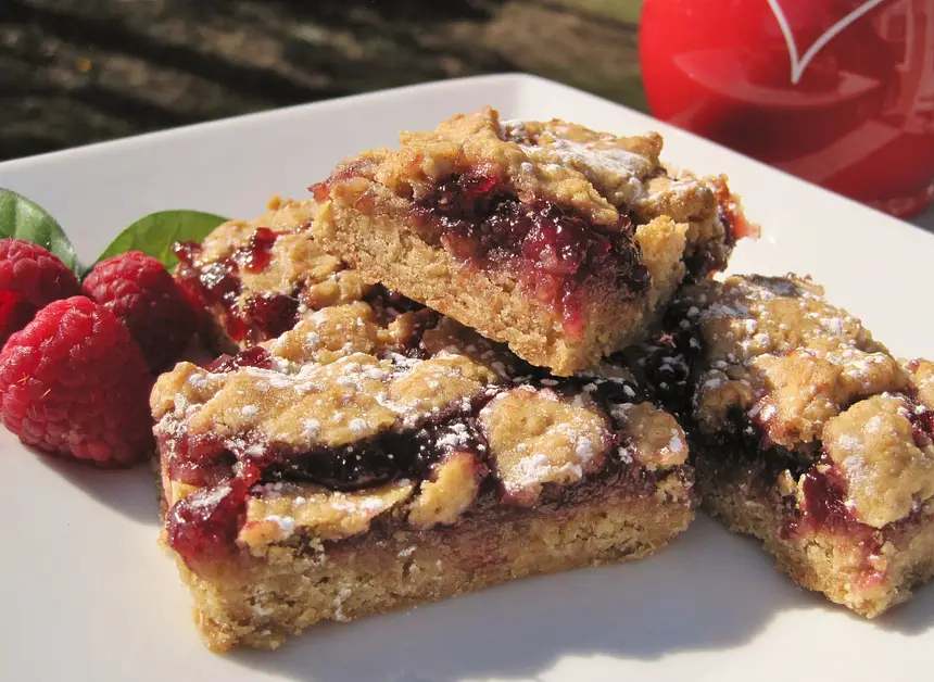 Oatmeal Jam Bars