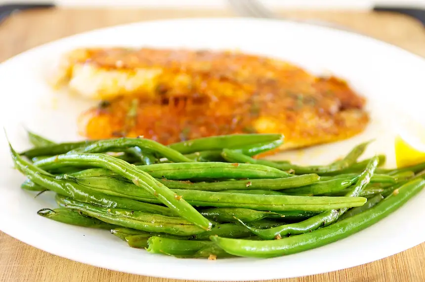 Lemony-Garlicky Green Beans 