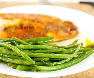 Lemony-Garlicky Green Beans 