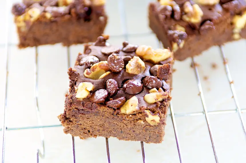 Gluten-Free Black Bean & Chocolate Brownies 