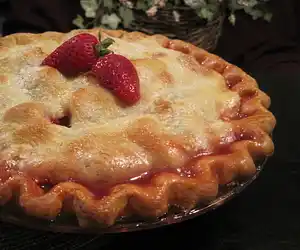 Easy Covered Strawberry Pie