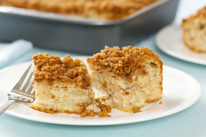Pear Walnut Coffee Cake
