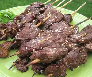 Teriyaki Beef Kebabs