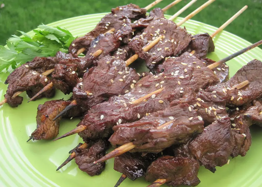 Teriyaki Beef Kebabs