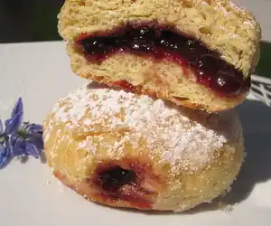 Baked Biscuit Dough Donuts
