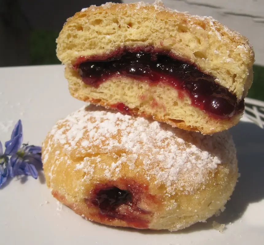 Baked Biscuit Dough Donuts