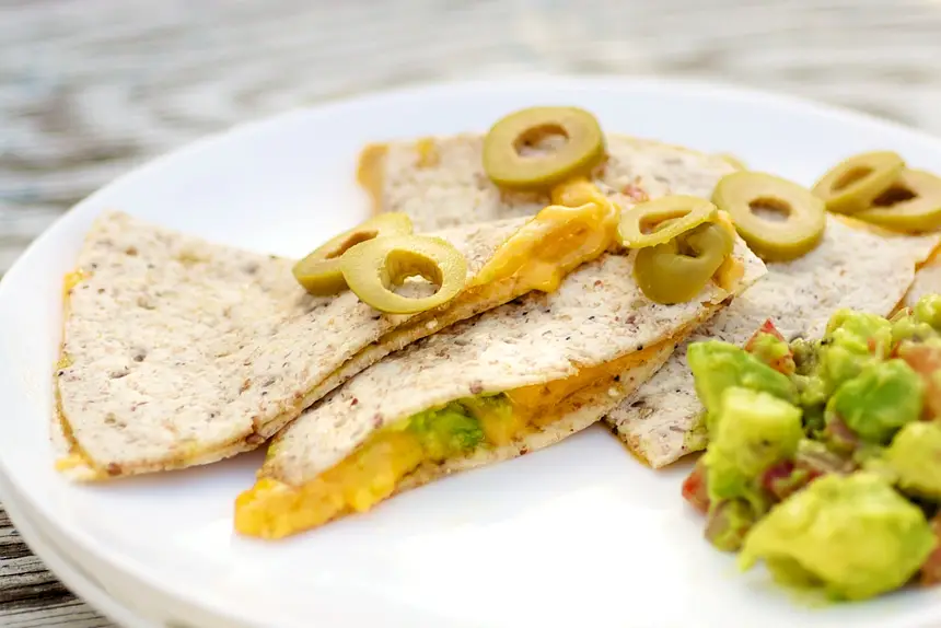 Micro-Quick Quesadilla
