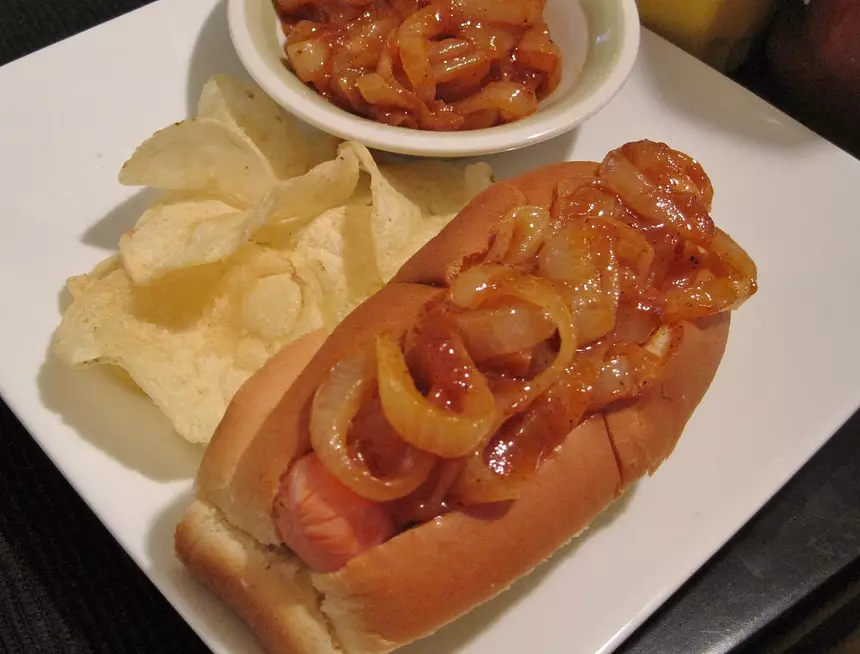 New York-Style Hot Dog Onions