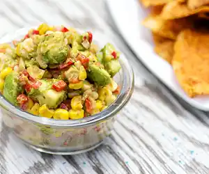 Avocado, Roasted Corn, & Cilantro Salsa