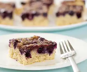 Blueberry Crunch Coffee Cake