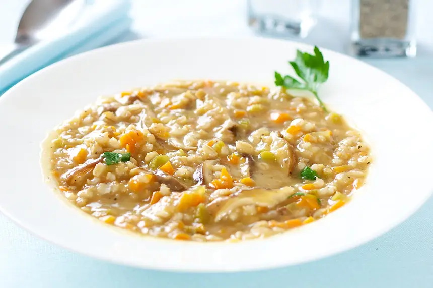 Barley-Shiitake Mushroom Soup