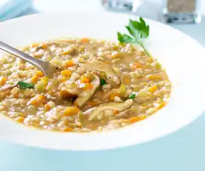 Barley-Shiitake Mushroom Soup