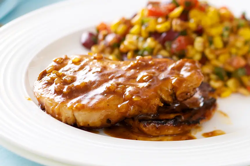 Honey Dijon Glazed Pork Chops