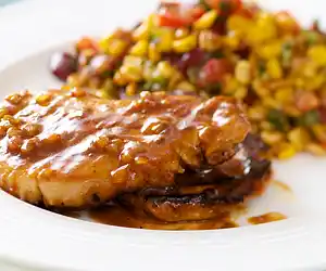 Honey Dijon Glazed Pork Chops