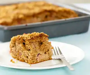 Best Rhubarb Cake