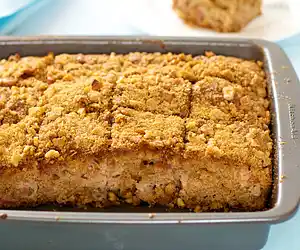 Best Rhubarb Cake (Healthier Version)
