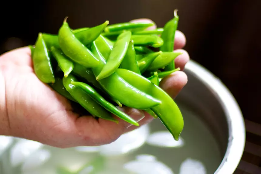 Blanched Sugar Snap Peas