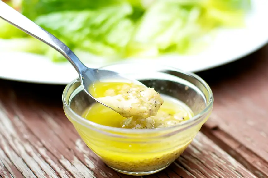 Sauteed Garlic Salad Dressing