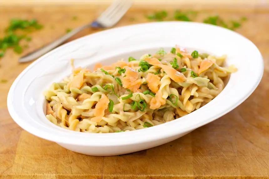 Fusilli with Smoked Salmon