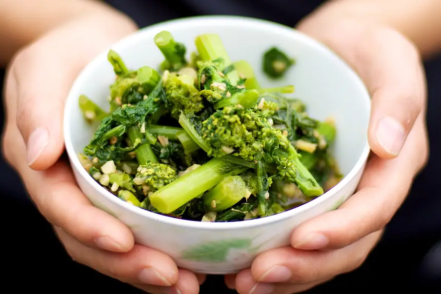 Garlicky - Soy Rapini (Broccoli Rabe)