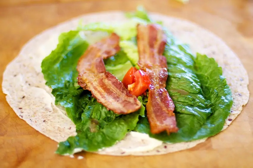 BLT Egg Wrap