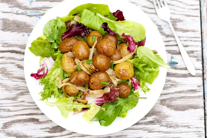 Charred New Potato & Fennel Salad