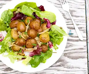Charred New Potato & Fennel Salad