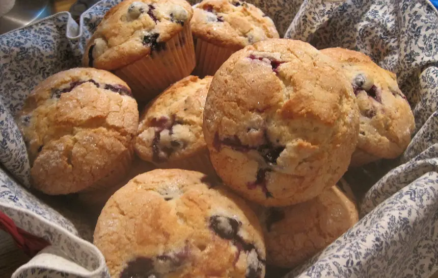 Jordan Marsh-Style Blueberry Muffins