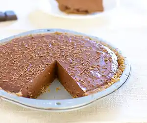 Chocolate Silken Tofu Pie