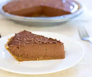 Chocolate Silken Tofu Pie