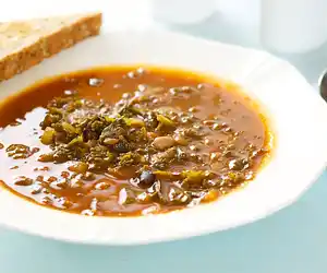 Cannellini Bean Soup with Kale & Garlic-Olive Oil Crostini