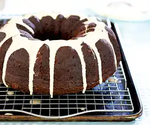 Chocolate Zucchini Rum Cake