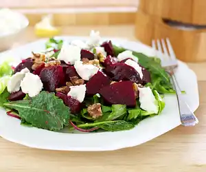 Roasted Beets & Goat Cheese Salad